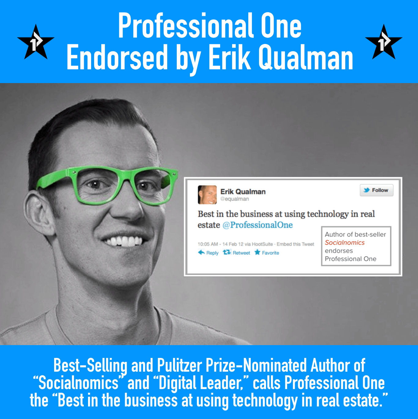 Endorsement from Socialnomics author Erik Qualman