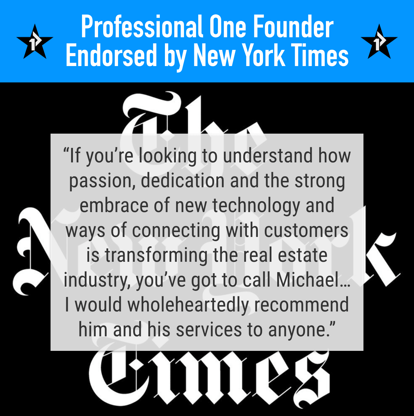 New York Times endorsement